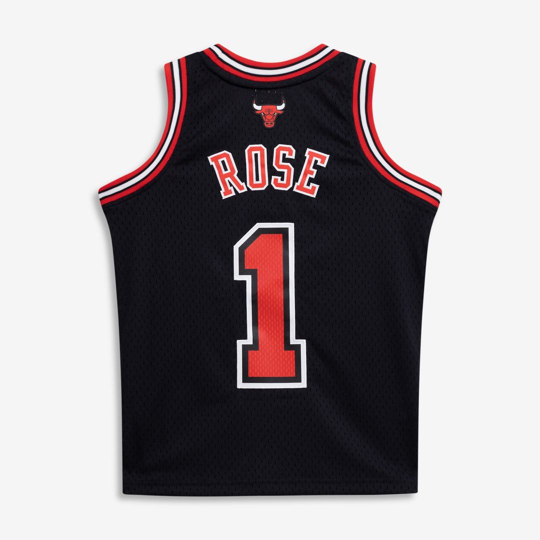 Chicago Bulls Derrick Rose Mitchell & Ness Youth 2008/09 Hardwood Classics Swingman Jersey - Red Team Jersey Sports Fan Apparel