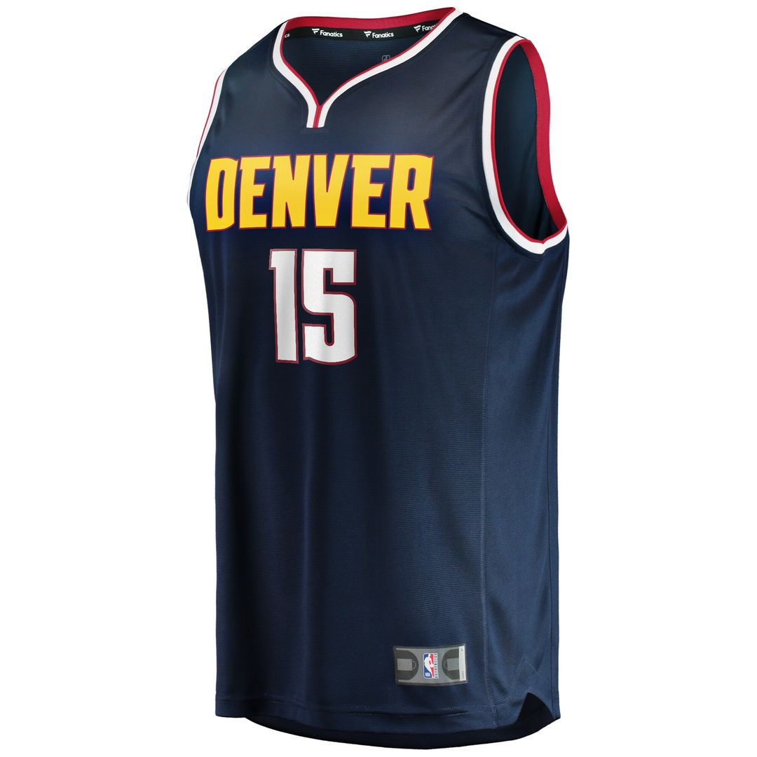 Denver Nuggets Nikola Jokic Fanatics Fast Break Player Jersey - Icon Edition - Navy Team Jersey Sports Fan Apparel