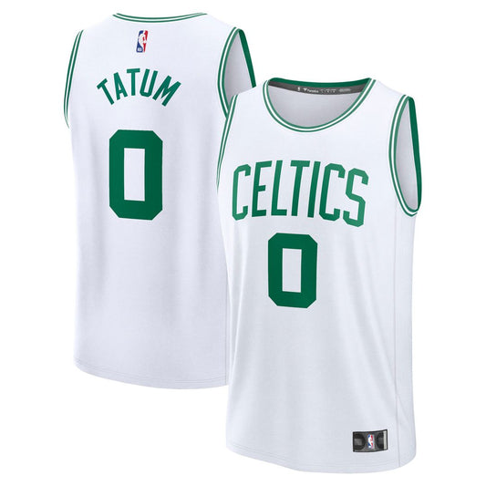 Boston Celtics Jayson Tatum Fanatics Fast Break Replica Player Jersey - Association Edition - White Team Jersey Sports Fan Apparel