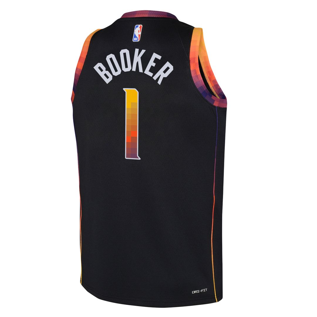 Phoenix Suns Devin Booker Jordan Brand Youth Swingman Jersey - Statement Edition - Black Team Jersey Sports Fan Apparel