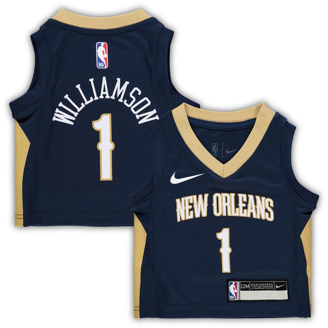 New Orleans Pelicans Zion Williamson Nike Infant Replica Jersey - Icon Edition - Navy Team Jersey Sports Fan Apparel