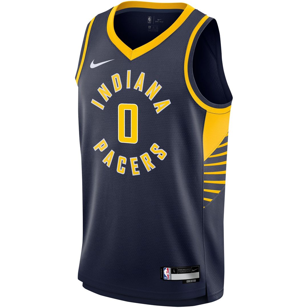 Indiana Pacers Tyrese Haliburton Nike Youth Swingman Jersey - Icon Edition - Navy Team Jersey Sports Fan Apparel