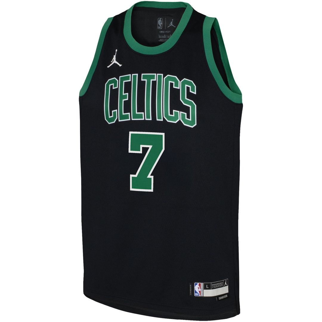 Boston Celtics Jaylen Brown Jordan Brand Youth Swingman Jersey - Statement Edition - Black Team Jersey Sports Fan Apparel