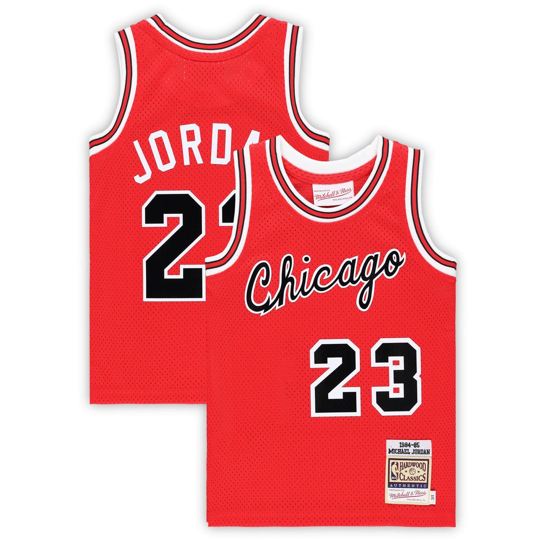 Chicago Bulls Michael Jordan Mitchell & Ness Toddler Hardwood Classics 1984/85 Authentic Swingman Jersey - Red Team Jersey Sports Fan Apparel