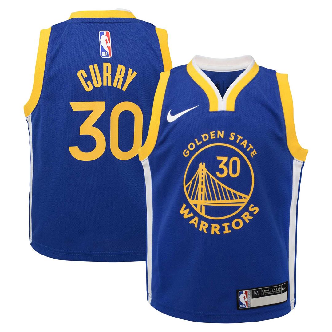 Golden State Warriors Stephen Curry Nike Preschool Dri - FIT Swingman Player Jersey - Icon Edition - Royal Team Jersey Sports Fan Apparel