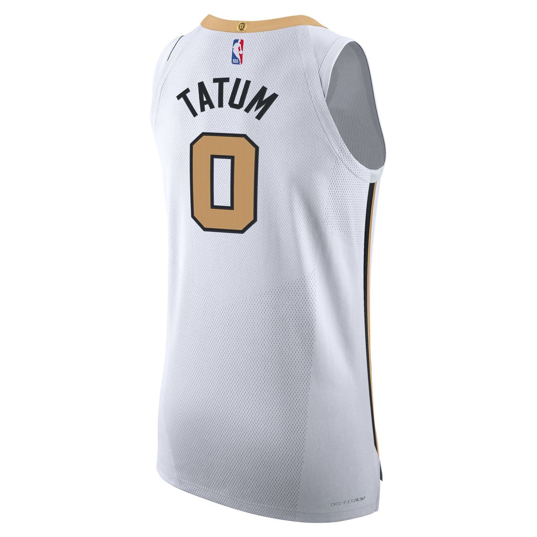 Boston Celtics Jayson Tatum Nike Unisex 2025/26 Authentic Jersey - City Edition - White Team Jersey Sports Fan Apparel