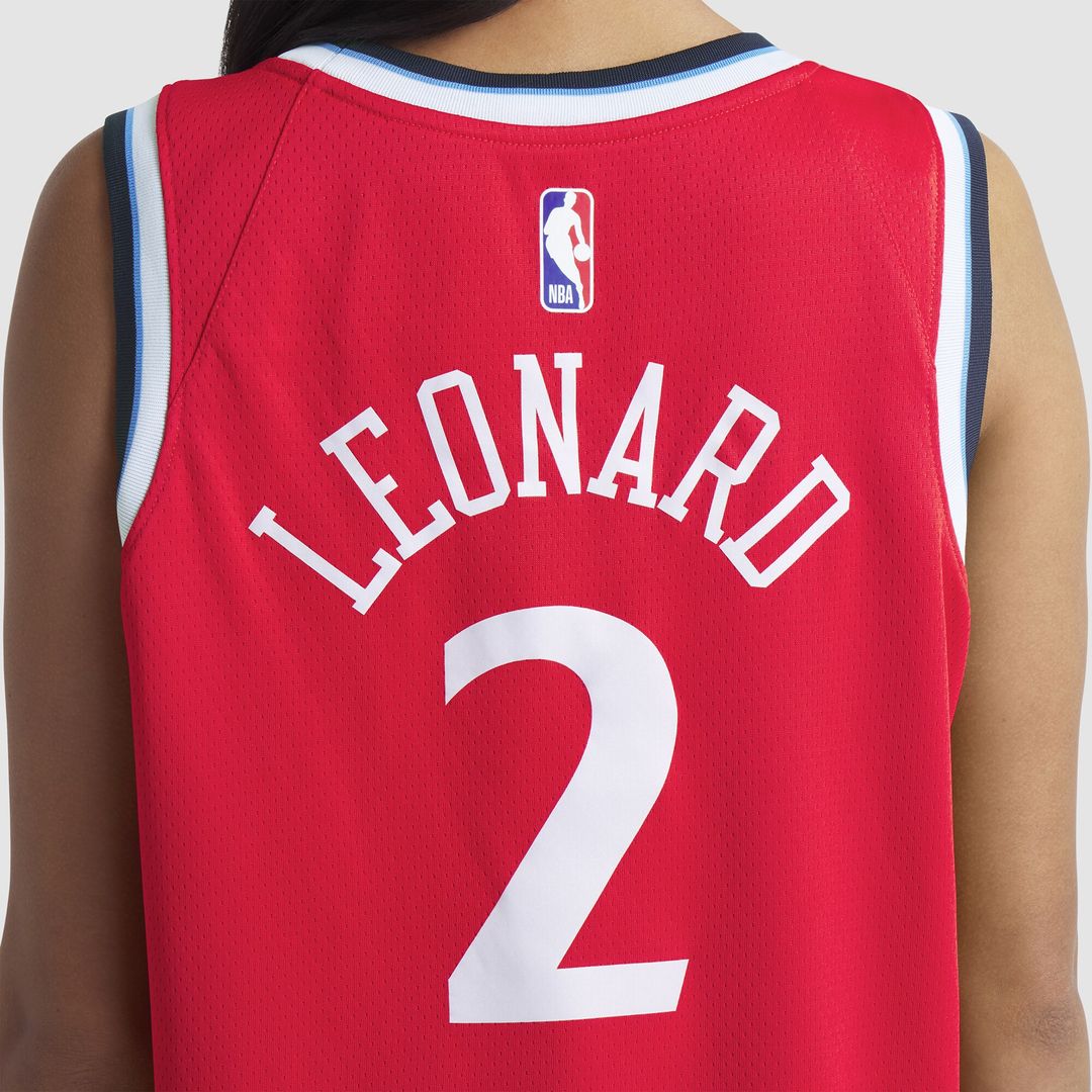 LA Clippers Kawhi Leonard Jordan Brand Unisex 2024/25 Swingman Jersey - Statement Edition - Red Team Jersey Sports Fan Apparel