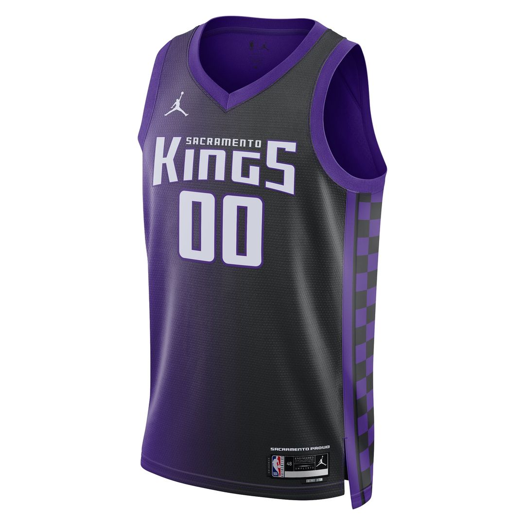Sacramento Kings Jordan Brand Unisex Swingman Custom Jersey - Statement Edition - Purple Team Jersey Sports Fan Apparel