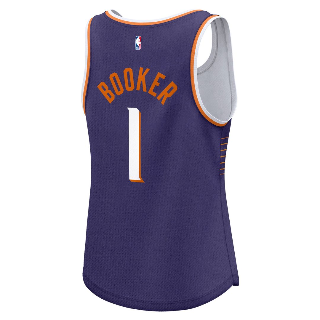 Phoenix Suns Devin Booker Fanatics Women's Fast Break Player Jersey - Icon Edition - Purple Team Jersey Sports Fan Apparel