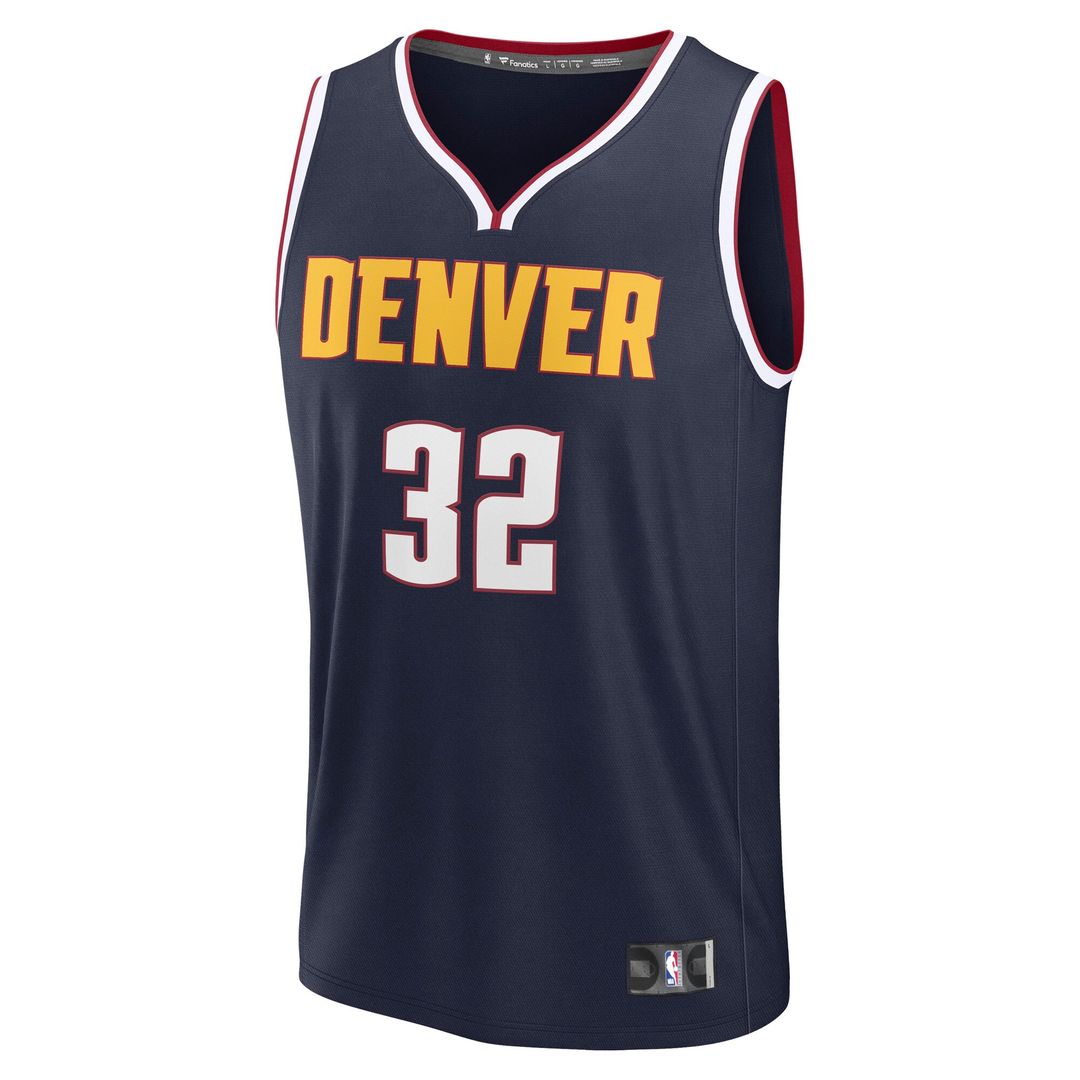 Denver Nuggets Aaron Gordon Fanatics Fast Break Replica Player Jersey - Icon Edition - Navy Team Jersey Sports Fan Apparel