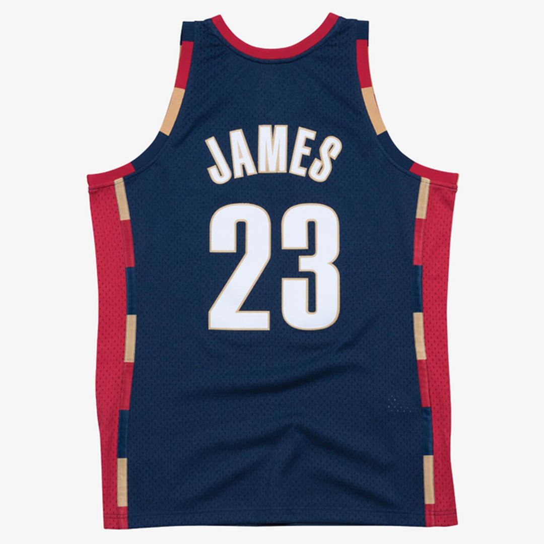 Cleveland Cavaliers LeBron James Mitchell & Ness Hardwood Classics Swingman Jersey - Navy Team Jersey Sports Fan Apparel