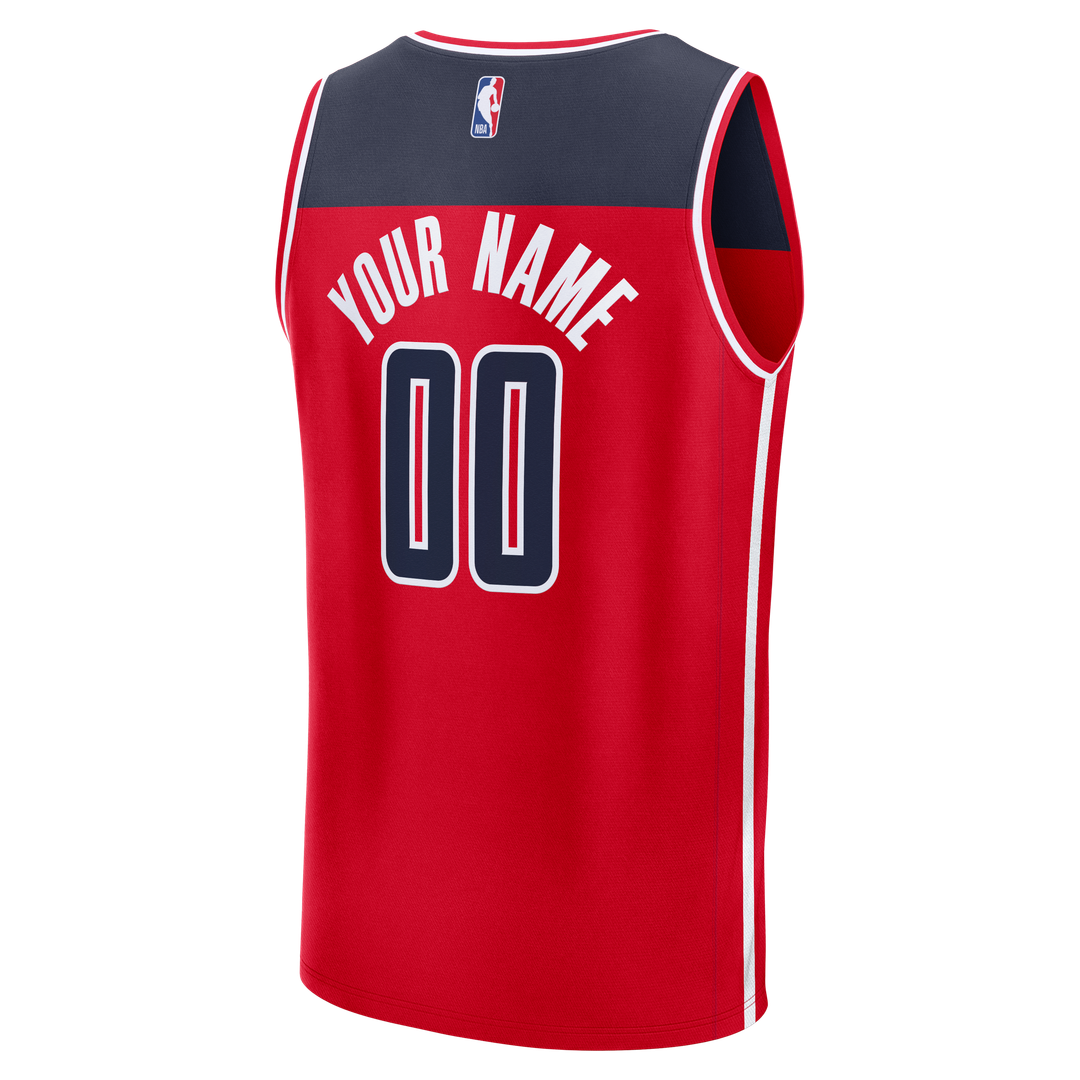 Washington Wizards Fanatics Fast Break Custom Jersey - Red - Icon Edition Team Jersey Sports Fan Apparel