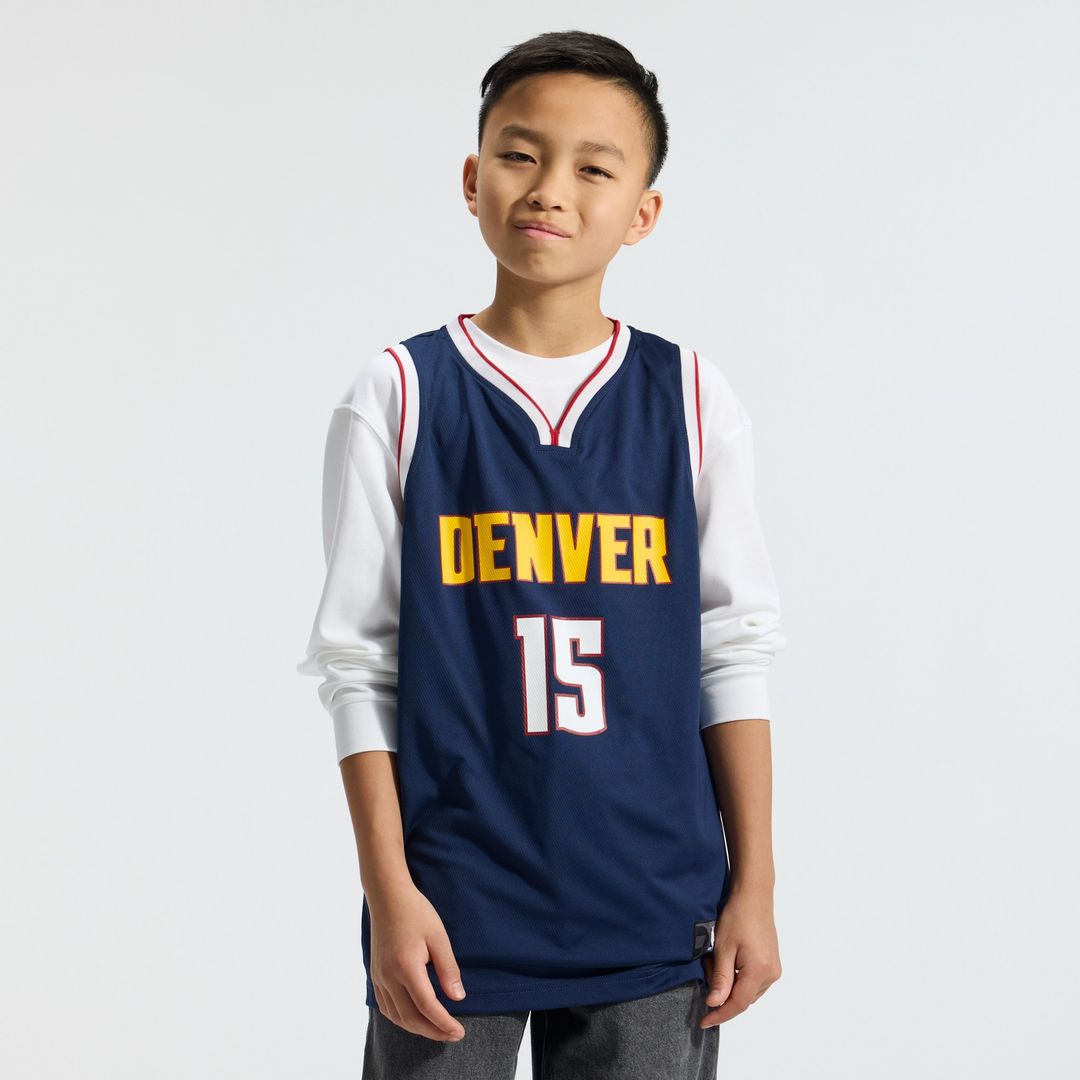Denver Nuggets Nikola Jokic Fanatics Youth Fast Break Replica Player Jersey - Icon Edition - Navy Team Jersey Sports Fan Apparel
