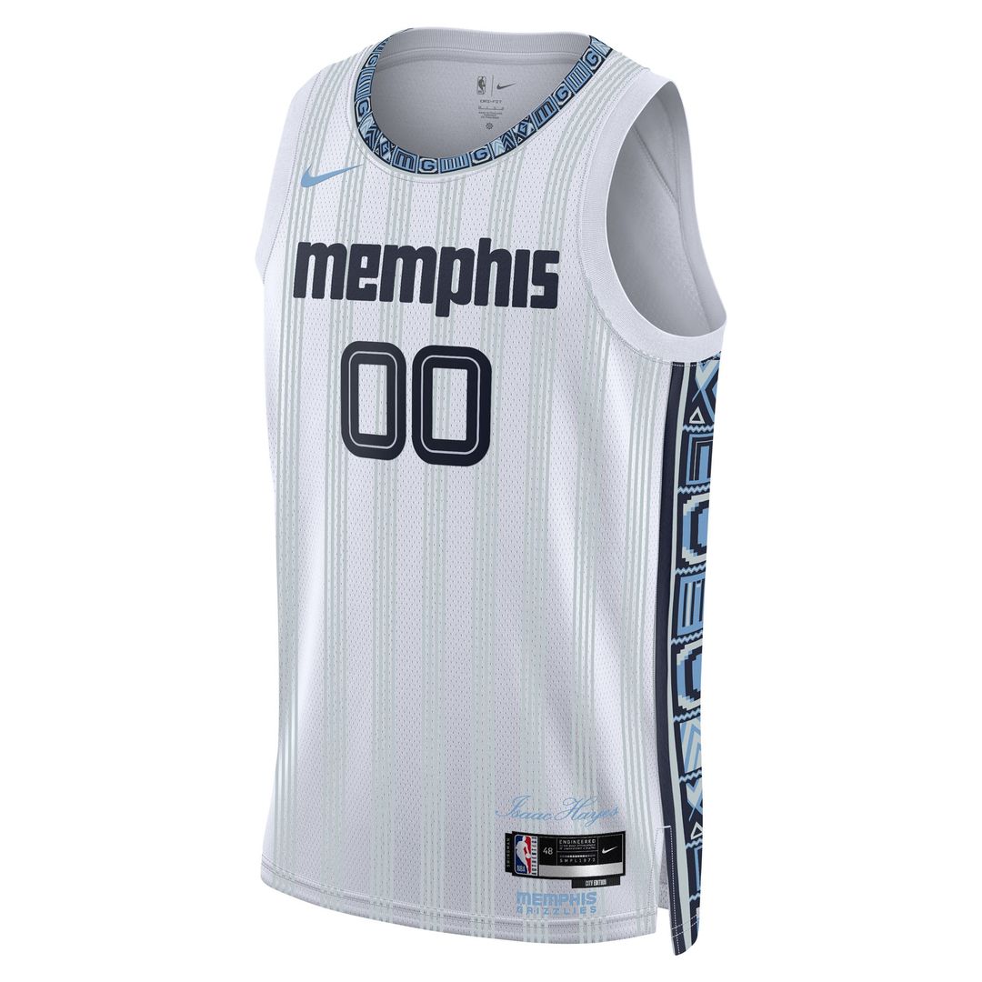 Memphis Grizzlies Nike Unisex 2025/26 City Edition Swingman Custom Jersey - White Team Jersey Sports Fan Apparel