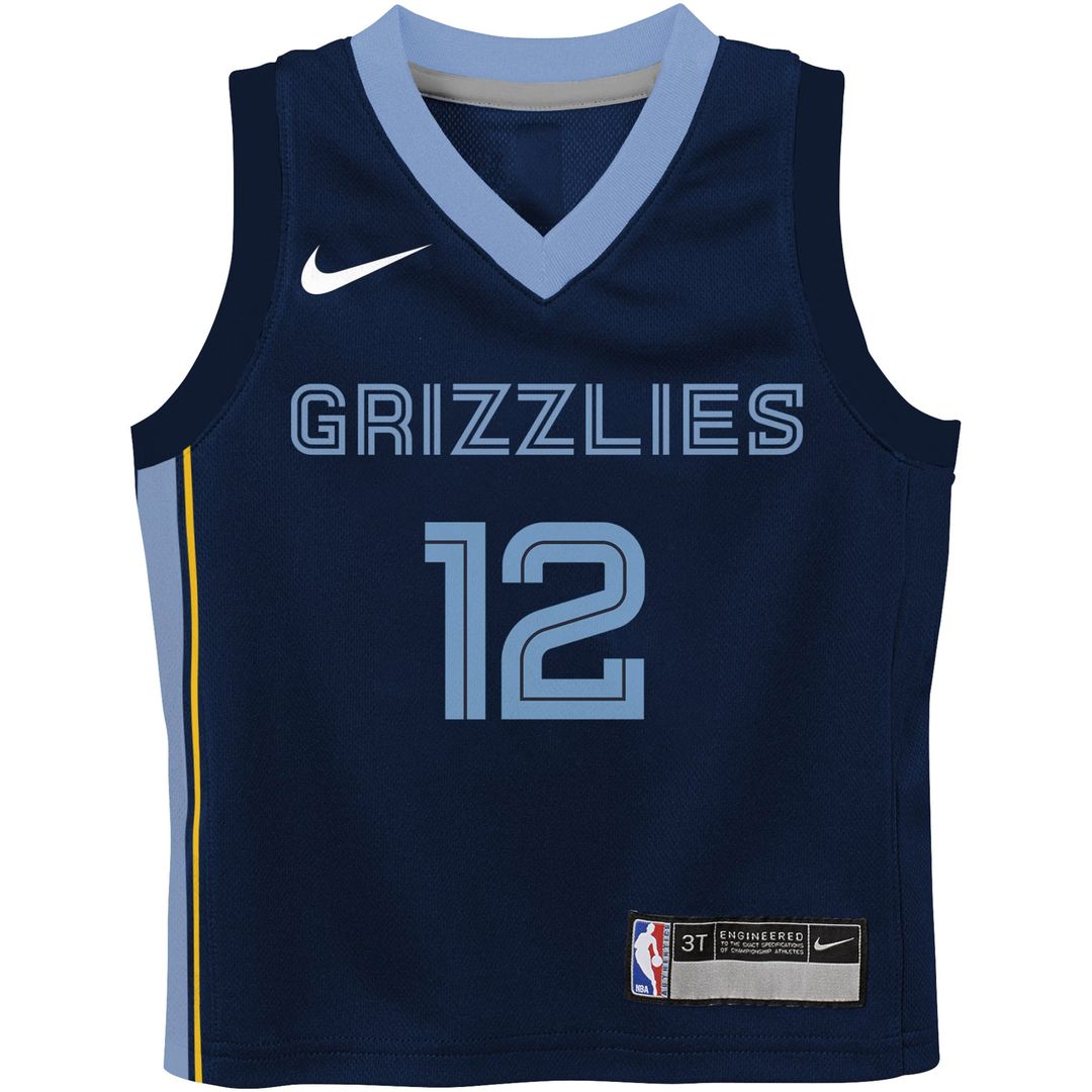 Memphis Grizzlies Ja Morant Nike Toddler Swingman Player Jersey - Icon Edition - Navy Team Jersey Sports Fan Apparel
