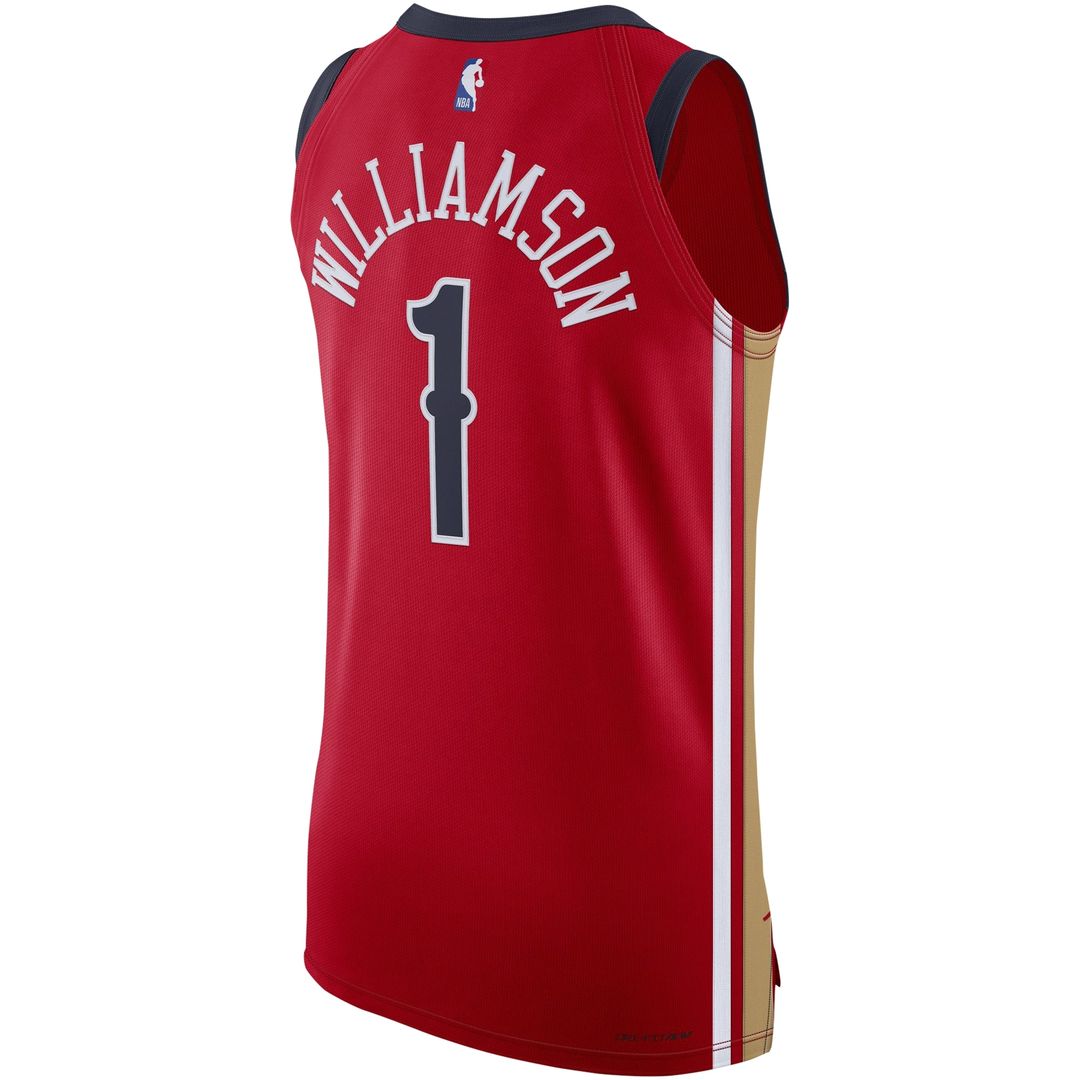 New Orleans Pelicans Zion Williamson Jordan Brand Authentic Jersey - Statement Edition - Red Team Jersey Sports Fan Apparel