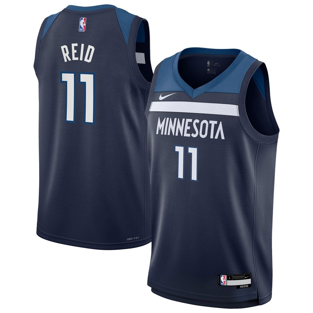 Minnesota Timberwolves Naz Reid Nike Youth Swingman Jersey - Icon Edition - Navy Team Jersey Sports Fan Apparel