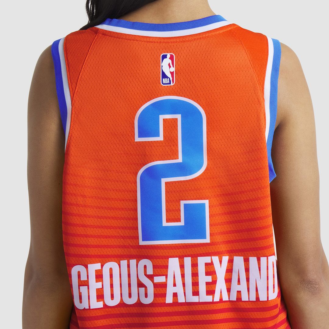 Oklahoma City Thunder Shai Gilgeous - Alexander Jordan Brand Unisex Swingman Jersey - Statement Edition - Orange Team Jersey Sports Fan Apparel