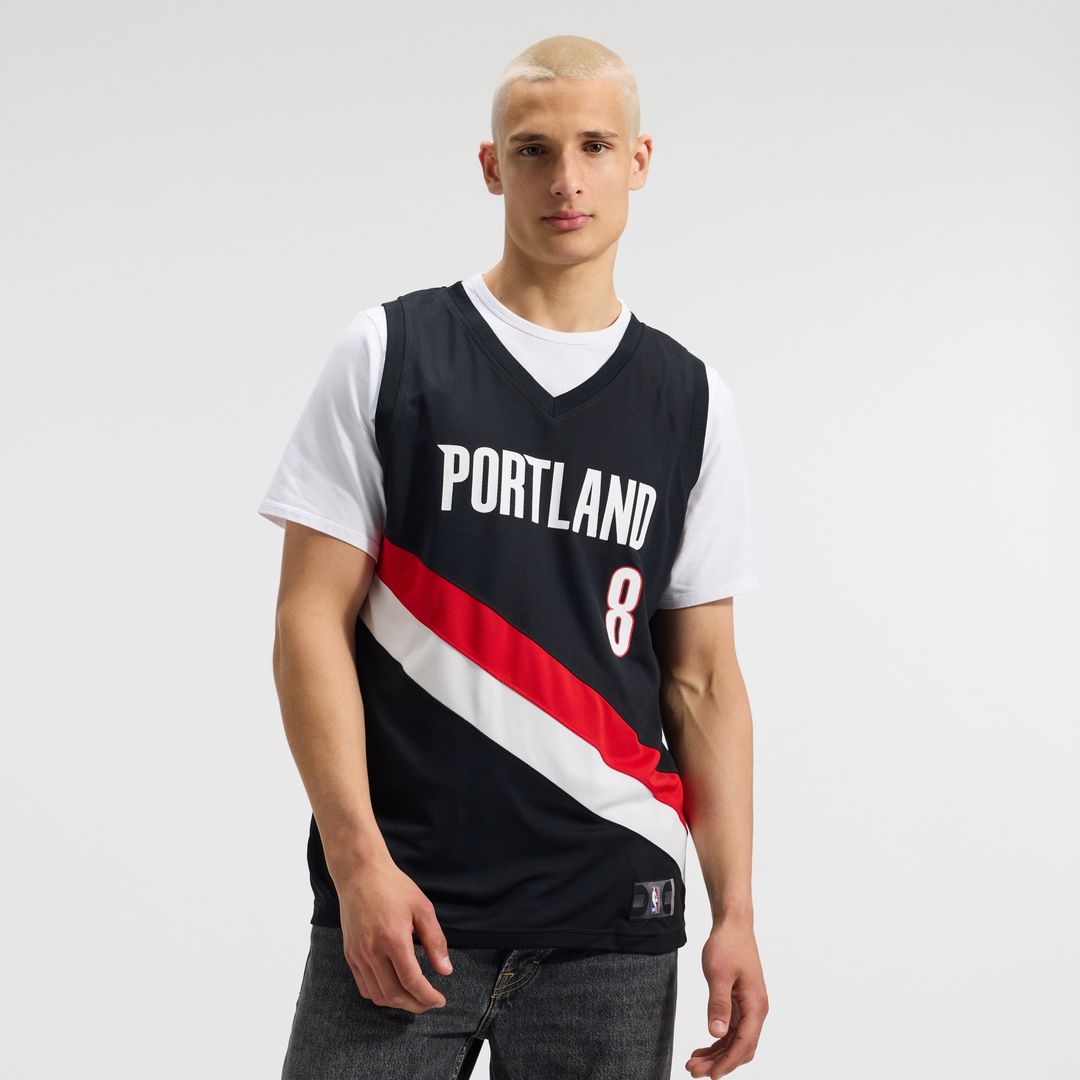 Portland Trail Blazers Deni Avdija Fanatics Fast Break Replica Jersey - Icon Edition - Black Team Jersey Sports Fan Apparel