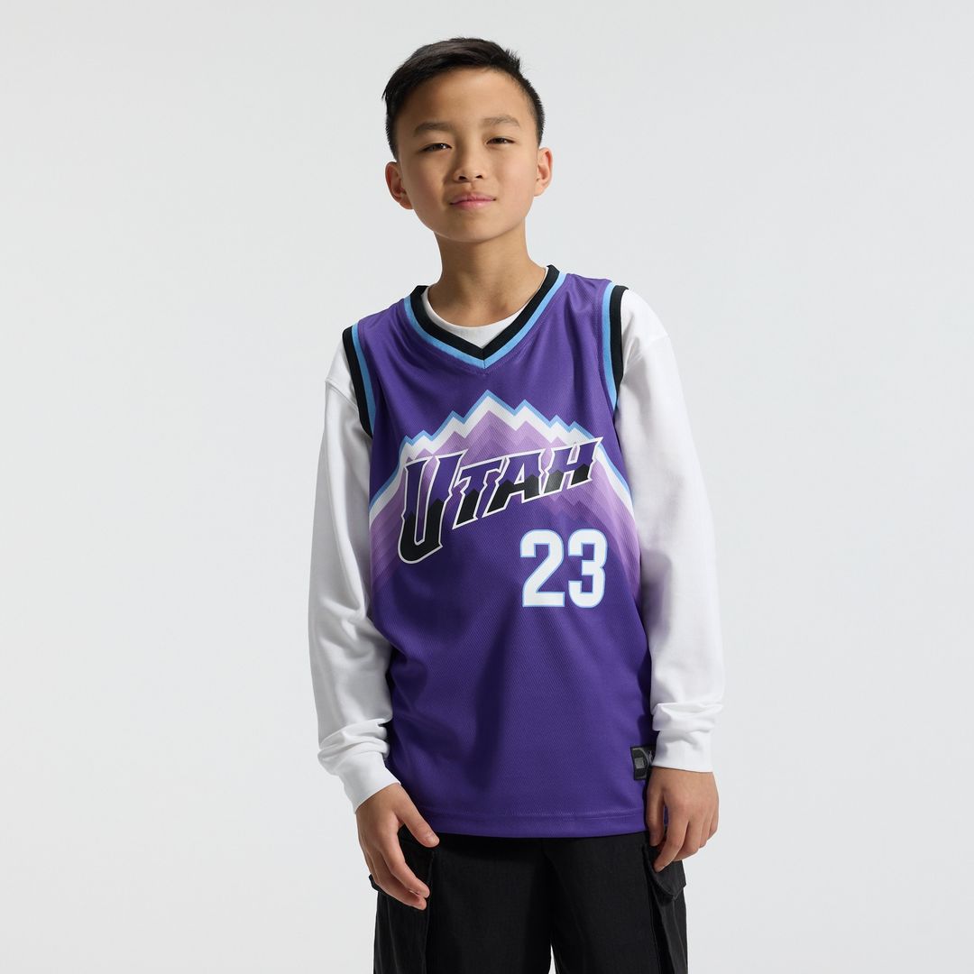 Utah Jazz Lauri Markkanen Fanatics Youth Fast Break Replica Jersey - Icon Edition - Purple Team Jersey Sports Fan Apparel