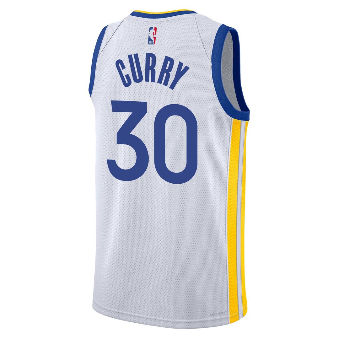 Golden State Warriors Stephen Curry Nike Youth Swingman Jersey - Association Edition - White Team Jersey Sports Fan Apparel