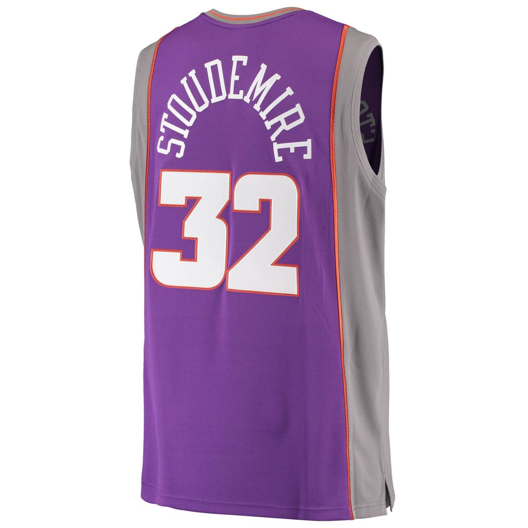 Phoenix Suns Amar'e Stoudemire Mitchell & Ness Hardwood Classics Authentic Jersey - Purple Team Jersey Sports Fan Apparel