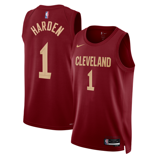 Cleveland Cavaliers James Harden Nike Unisex Swingman Jersey - Icon Edition - Wine Team Jersey Sports Fan Apparel