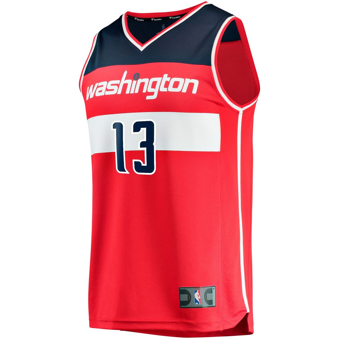 Washington Wizards Jordan Poole Fanatics Fast Break Player Jersey - Icon Edition - Red Team Jersey Sports Fan Apparel