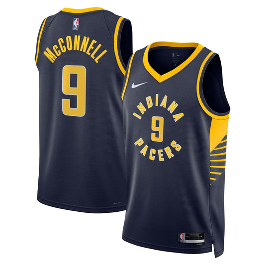 Indiana Pacers T.J. McConnell Nike Unisex Swingman Replica Jersey - Icon Edition - Navy Team Jersey Sports Fan Apparel