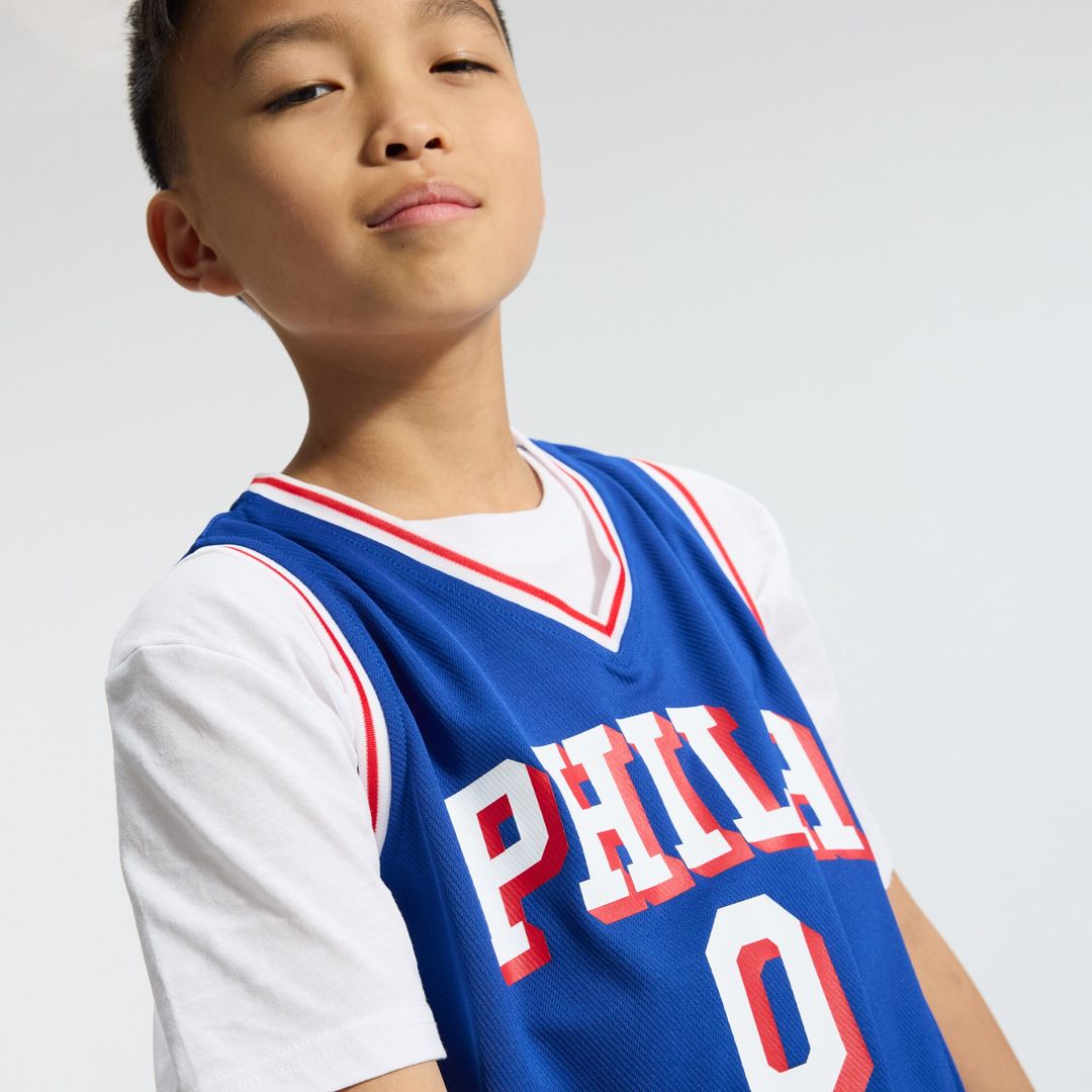 Philadelphia 76ers Tyrese Maxey Fanatics Youth Fast Break Replica Player Jersey - Icon Edition - Royal Team Jersey Sports Fan Apparel