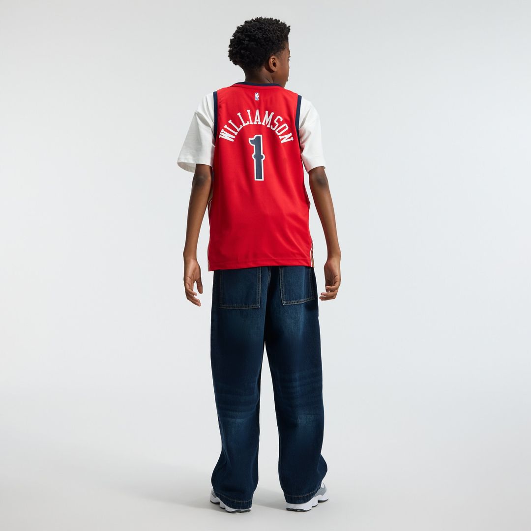 New Orleans Pelicans Zion Williamson Fanatics Youth Fast Break Player Jersey - Statement Edition - Red Team Jersey Sports Fan Apparel