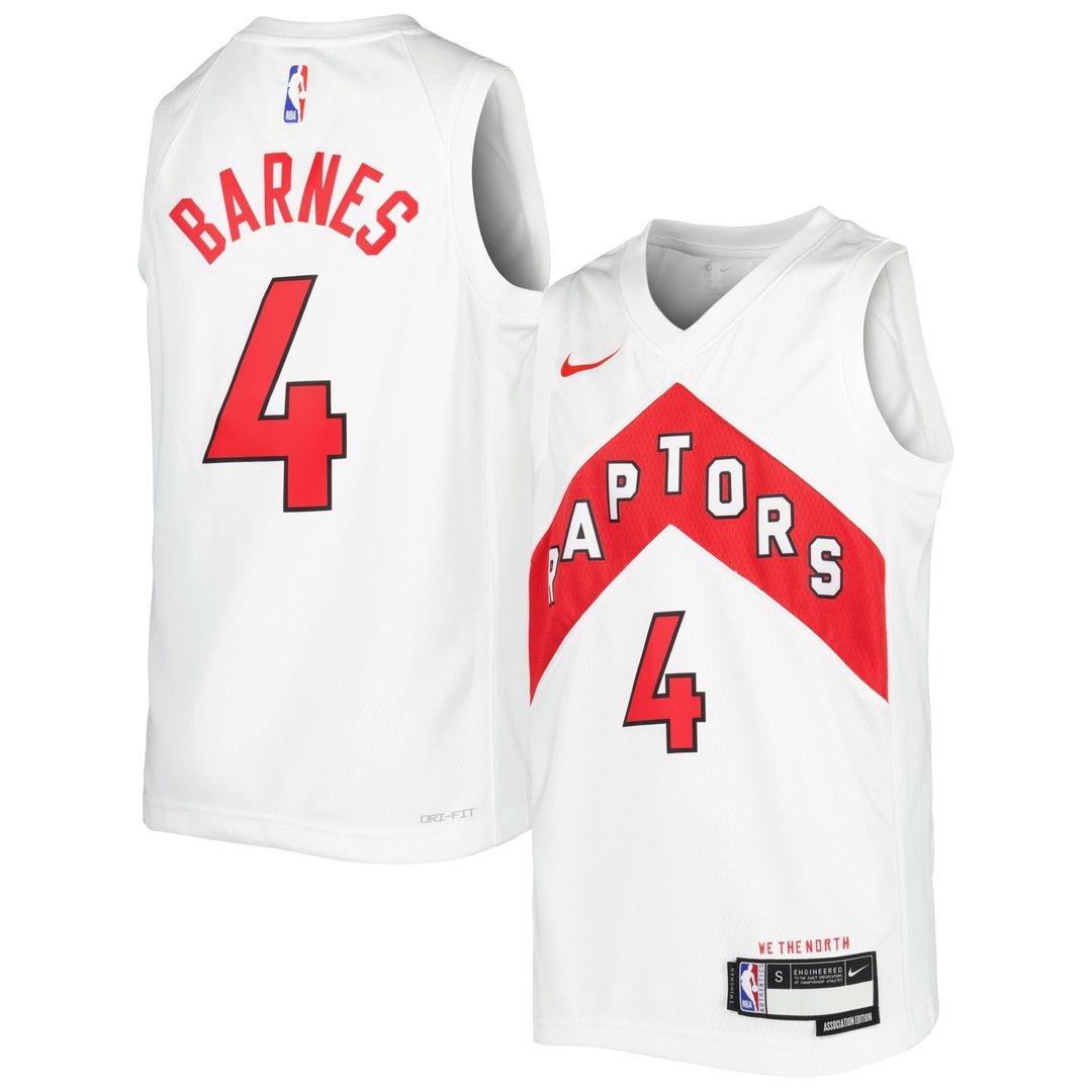 Toronto Raptors Scottie Barnes Nike Youth Swingman Jersey - Icon Edition - Red Team Jersey Sports Fan Apparel