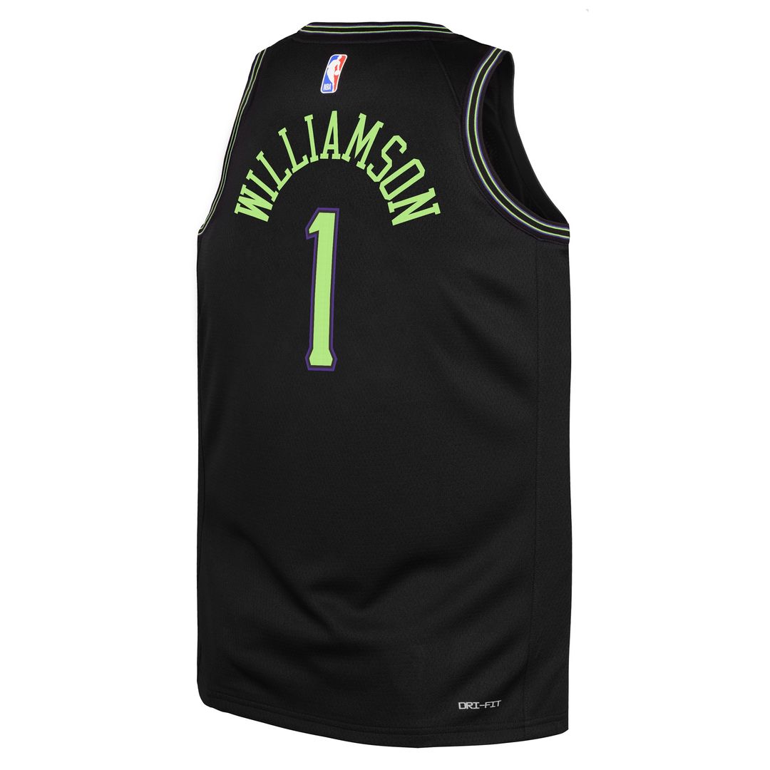 New Orleans Pelicans Zion Williamson Nike Youth 2025/26 City Edition Swingman Jersey - Black Team Jersey Sports Fan Apparel