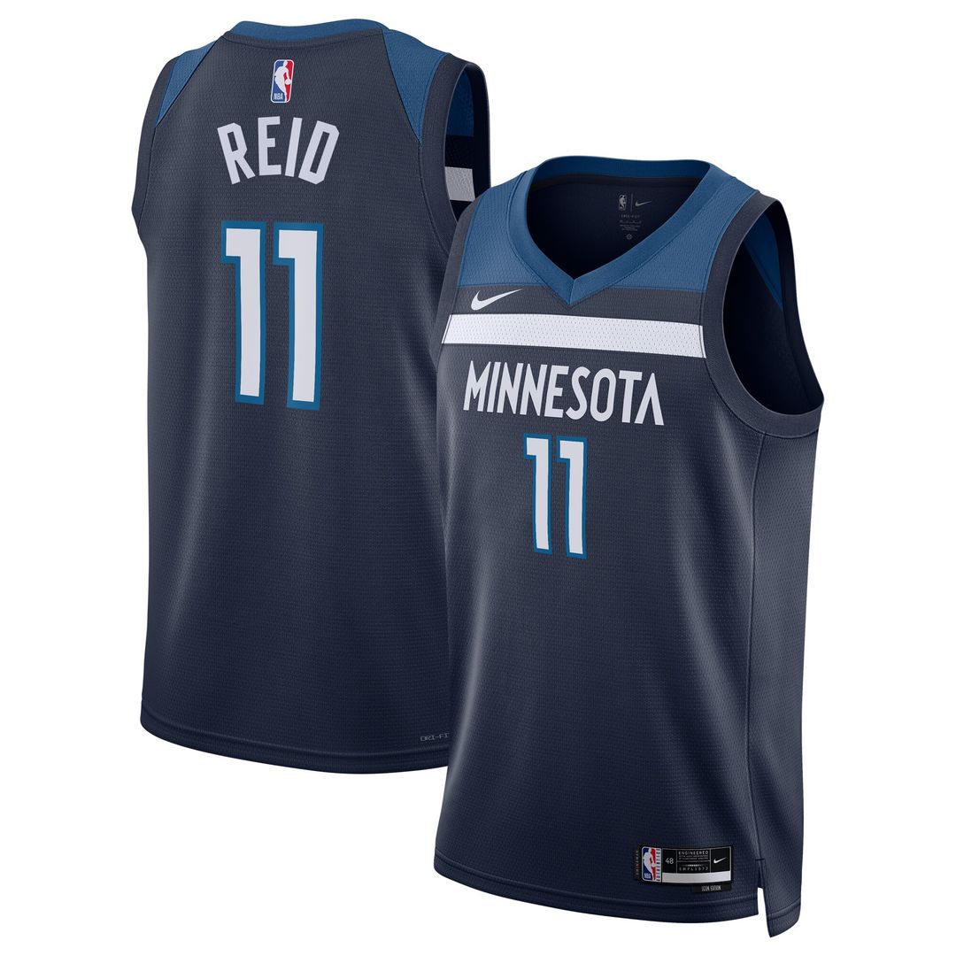 Minnesota Timberwolves Naz Reid Nike Unisex Swingman Jersey - Icon Edition - Navy Team Jersey Sports Fan Apparel