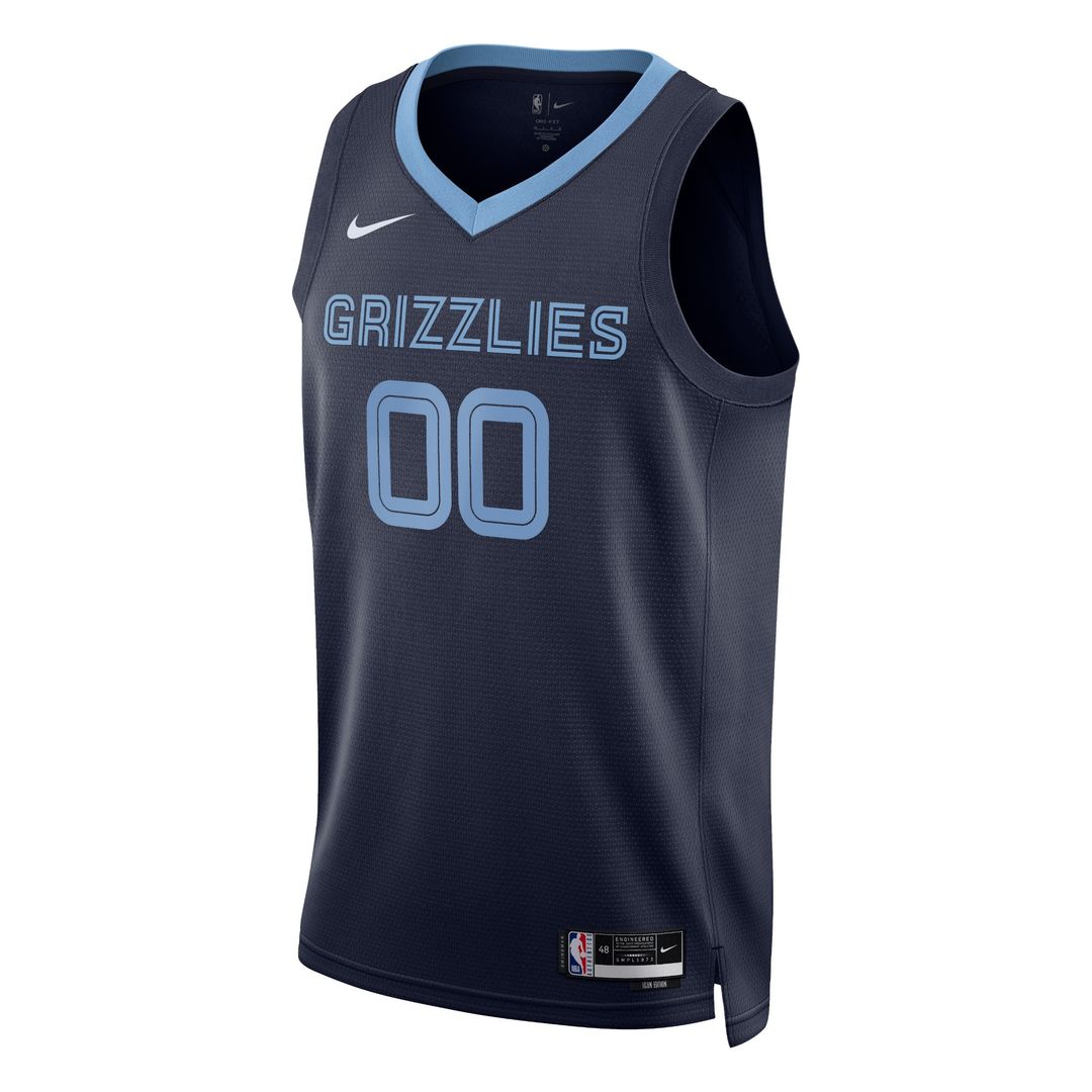 Memphis Grizzlies Nike Unisex Swingman Custom Jersey - Navy - Icon Edition Team Jersey Sports Fan Apparel