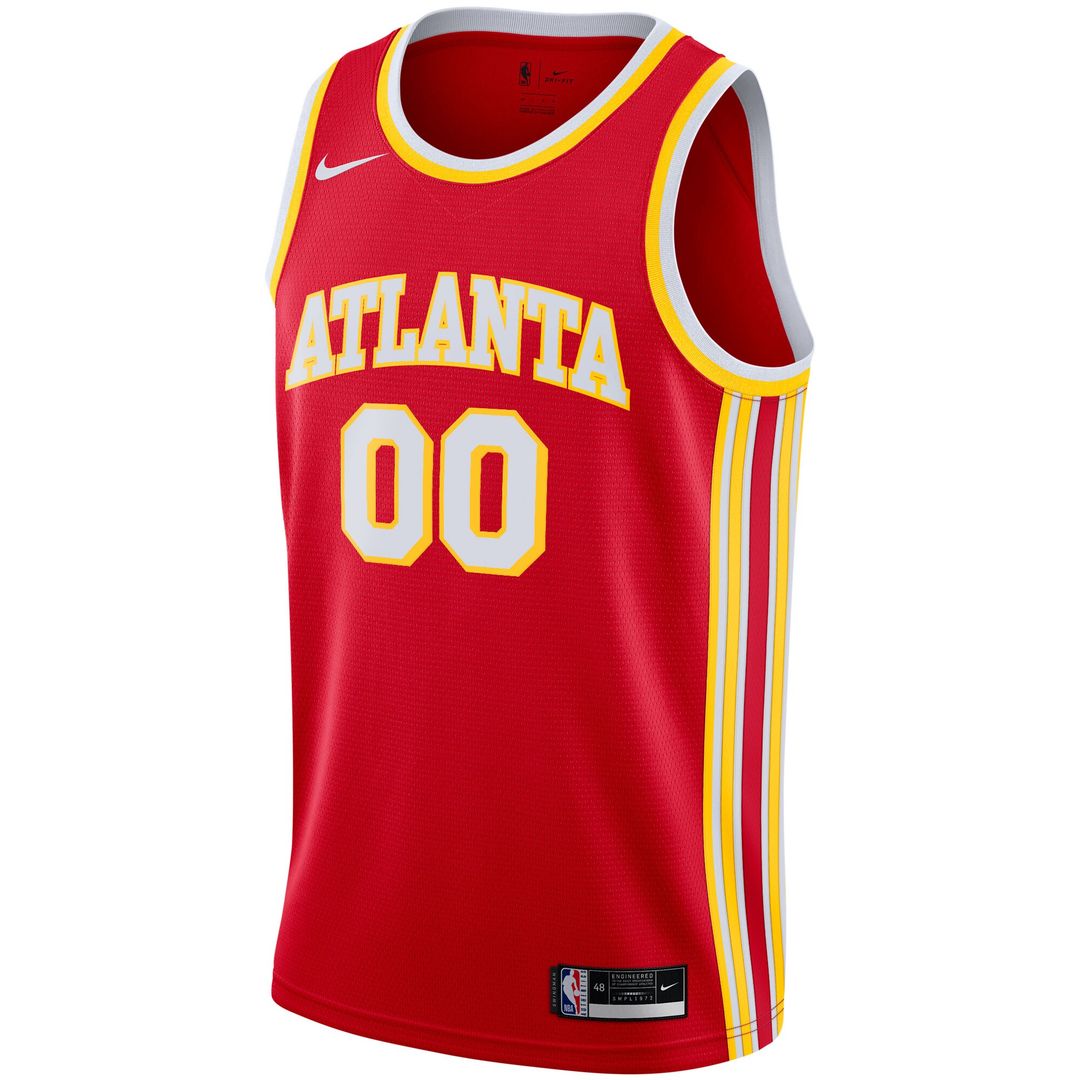 Atlanta Hawks Nike 2020/21 Swingman Custom Jersey - Icon Edition - Red Team Jersey Sports Fan Apparel