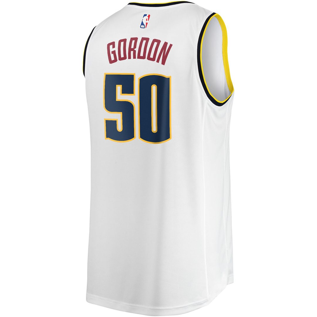 Denver Nuggets Aaron Gordon Fanatics Fast Break Player Jersey - Association Edition - White Team Jersey Sports Fan Apparel