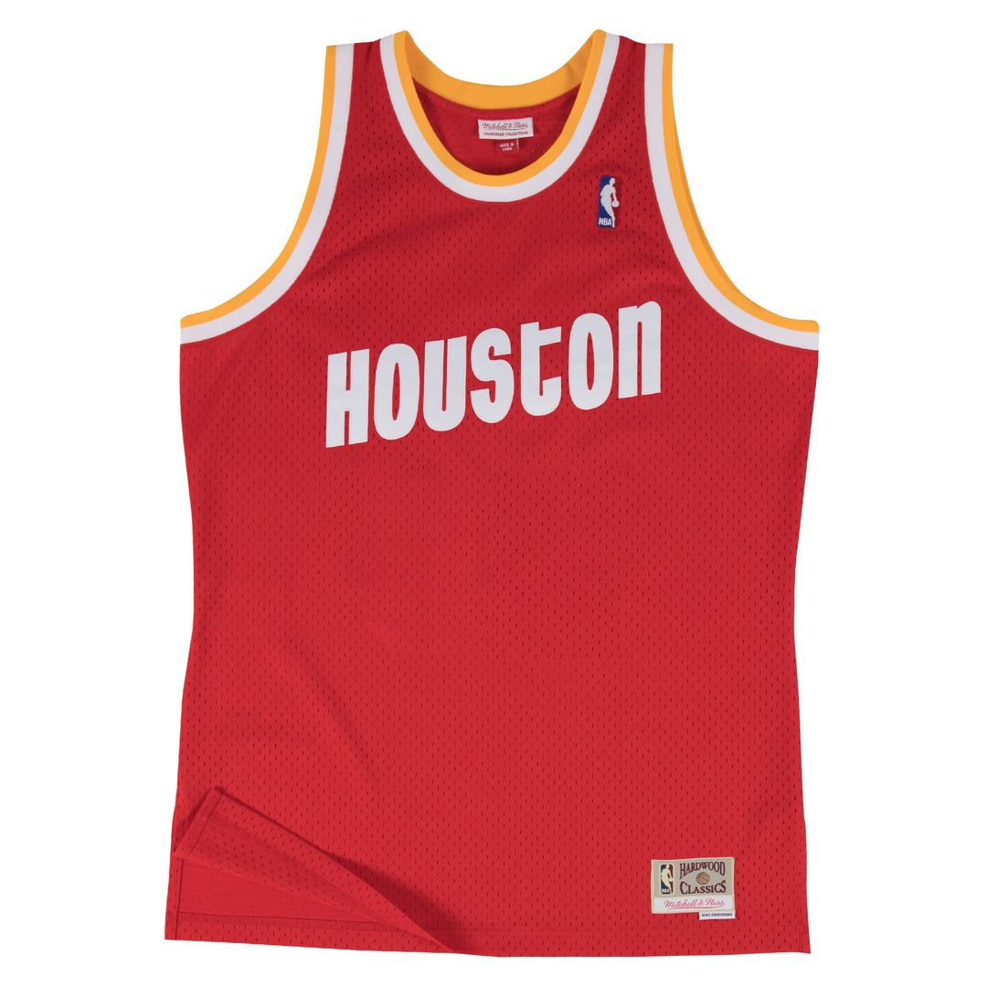 Houston Rockets Mitchell & Ness 1996 - 97 Hardwood Classics Swingman Jersey - Red Team Jersey Sports Fan Apparel