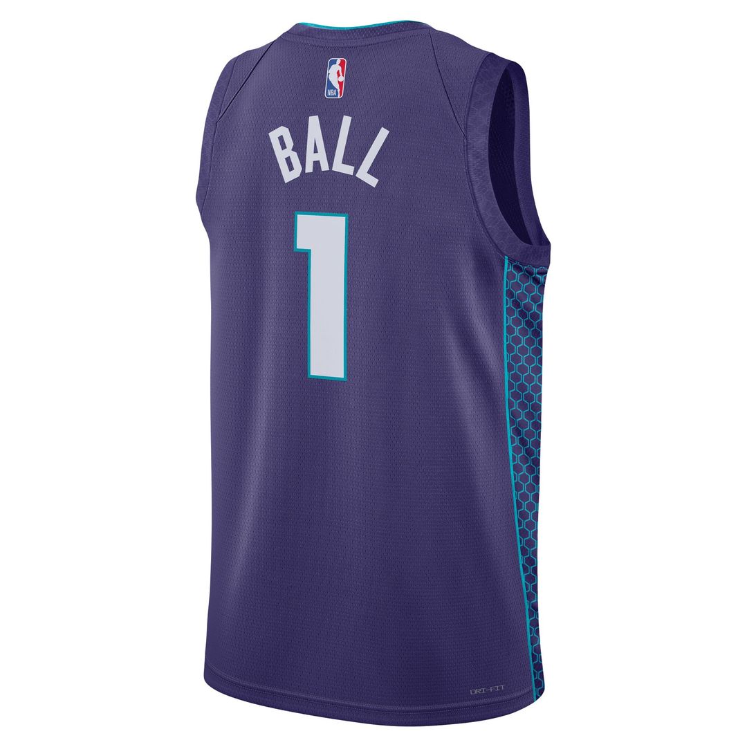 Charlotte Hornets LaMelo Ball Jordan Brand Unisex Swingman Jersey - Statement Edition - Purple Team Jersey Sports Fan Apparel