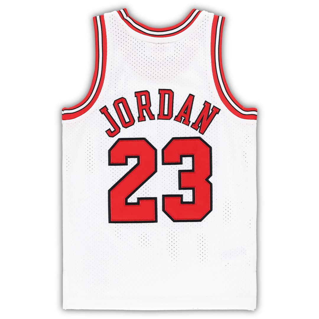 Chicago Bulls Michael Jordan Mitchell & Ness Preschool 1997/98 Hardwood Classics Authentic Jersey - White Team Jersey Sports Fan Apparel