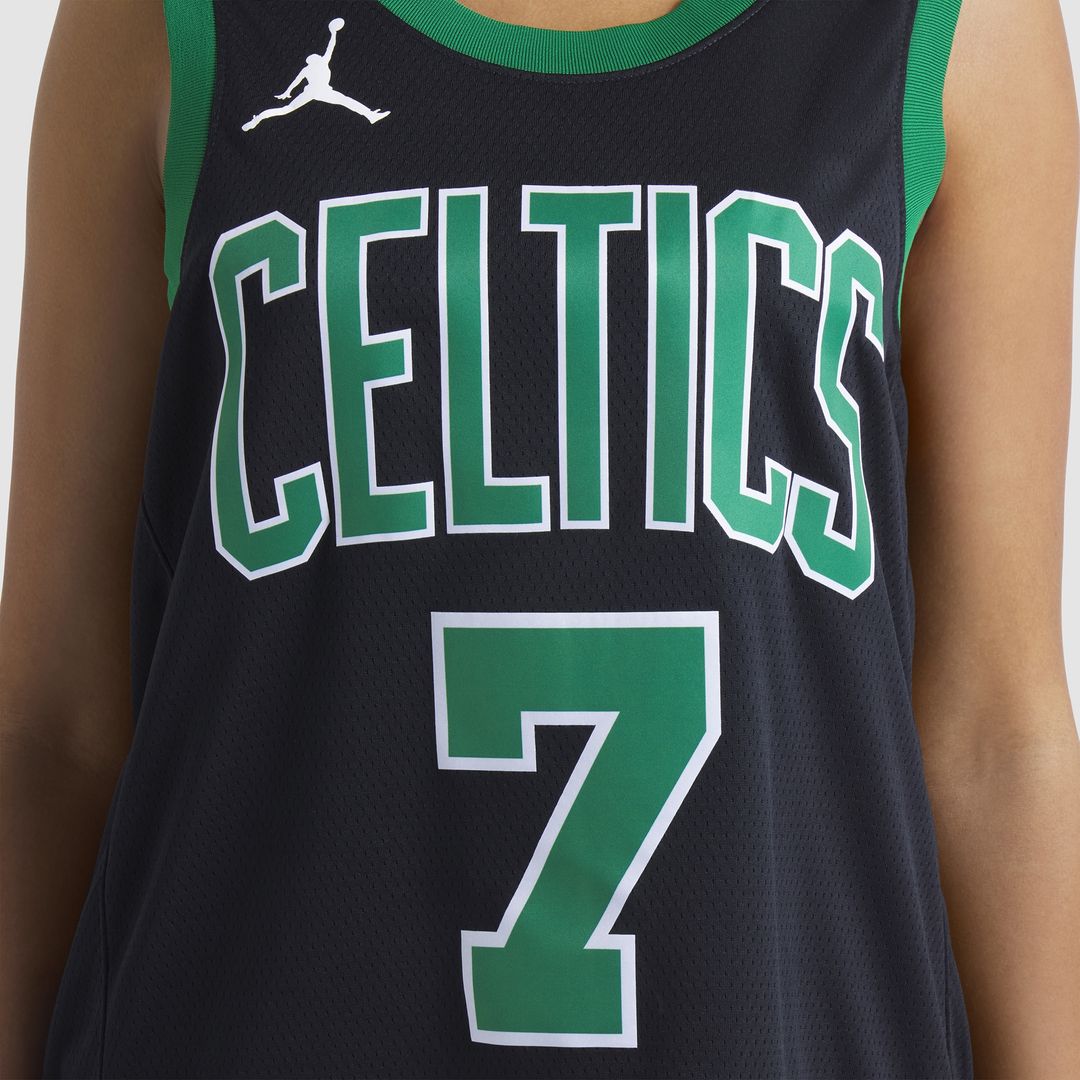 Boston Celtics Jaylen Brown Jordan Brand Unisex Swingman Jersey - Statement Edition - Black Team Jersey Sports Fan Apparel