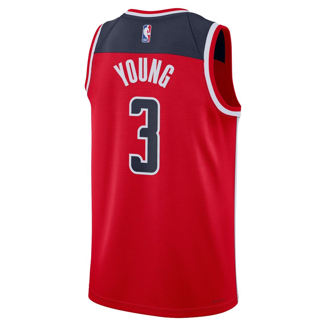 Washington Wizards Trae Young Nike Unisex Swingman Jersey - Icon Edition - Red Team Jersey Sports Fan Apparel