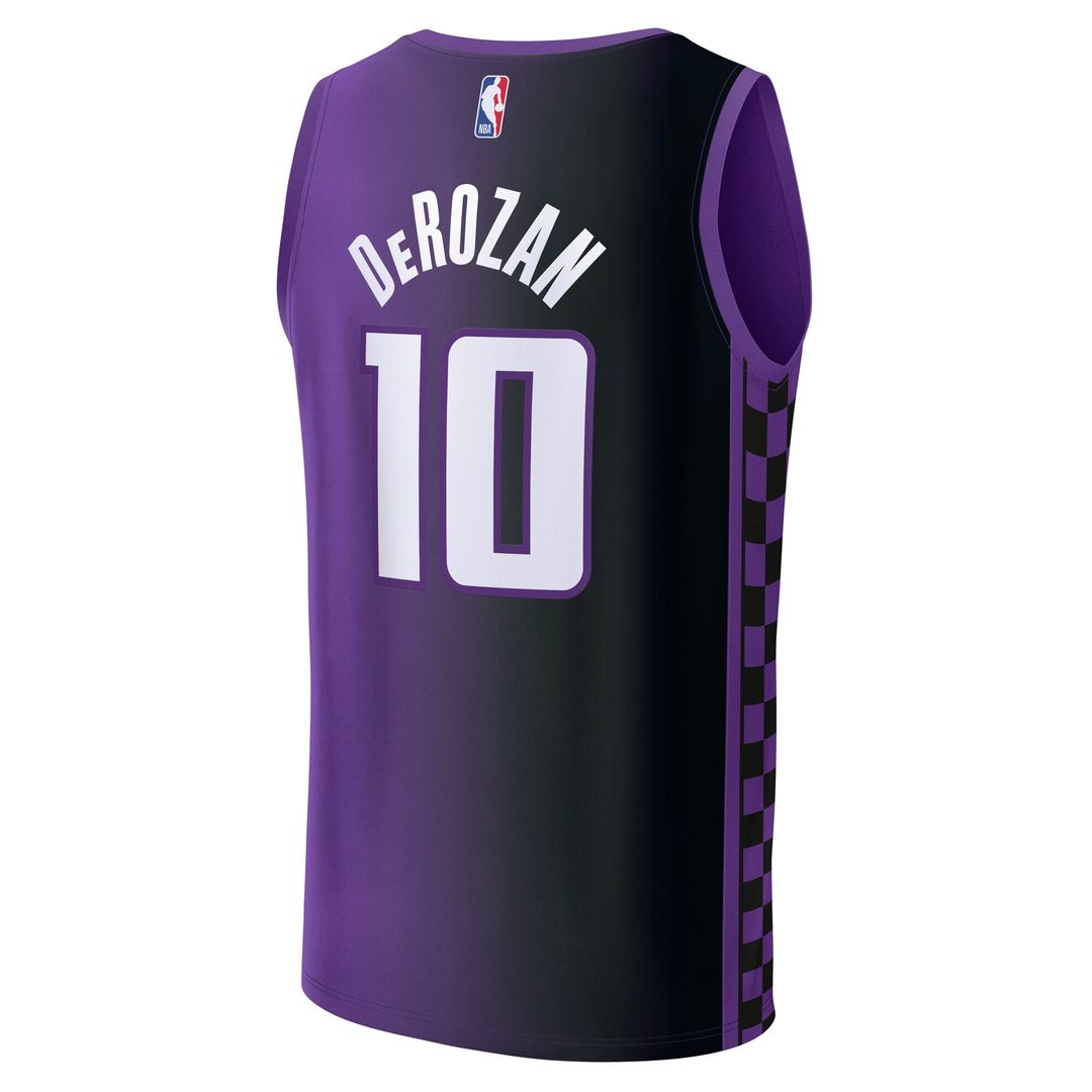Sacramento Kings DeMar DeRozan Fanatics Fast Break Replica Jersey - Statement Edition - Purple Team Jersey Sports Fan Apparel