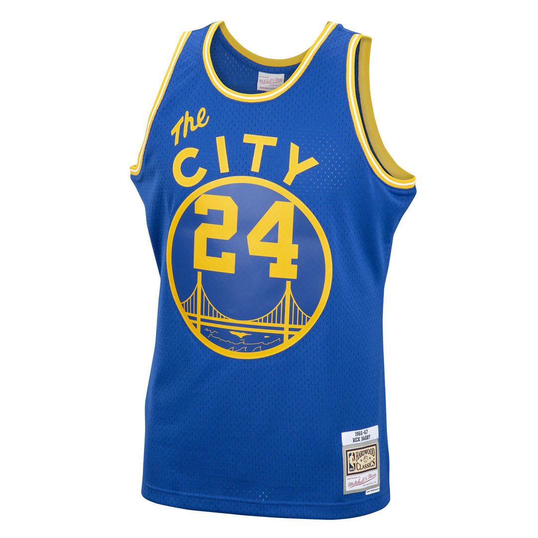 Golden State Warriors Rick Barry Mitchell & Ness 1966/67 Hardwood Classics Swingman Jersey - Royal Team Jersey Sports Fan Apparel