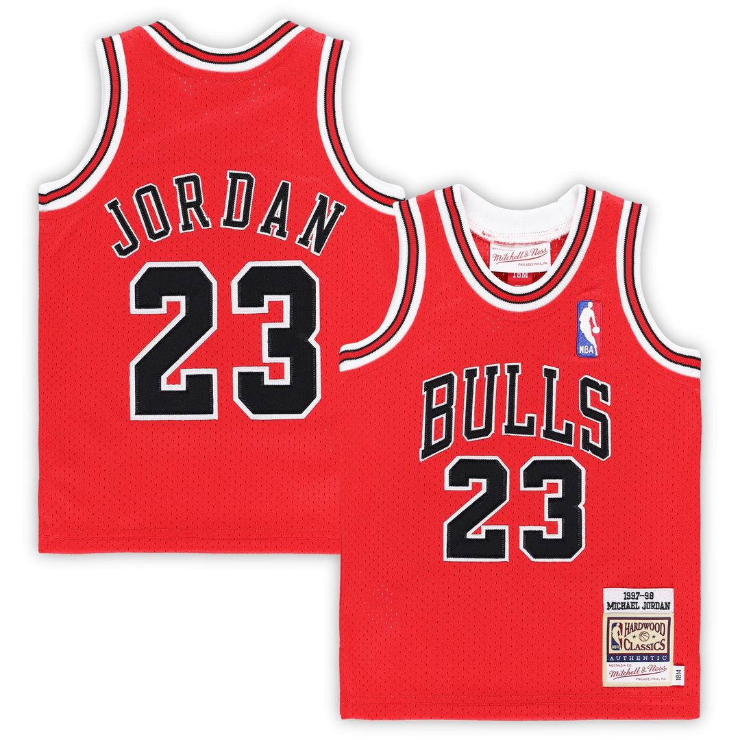 Chicago Bulls Michael Jordan Mitchell & Ness Infant 1985/86 Hardwood Classics Authentic Jersey - Red Team Jersey Sports Fan Apparel
