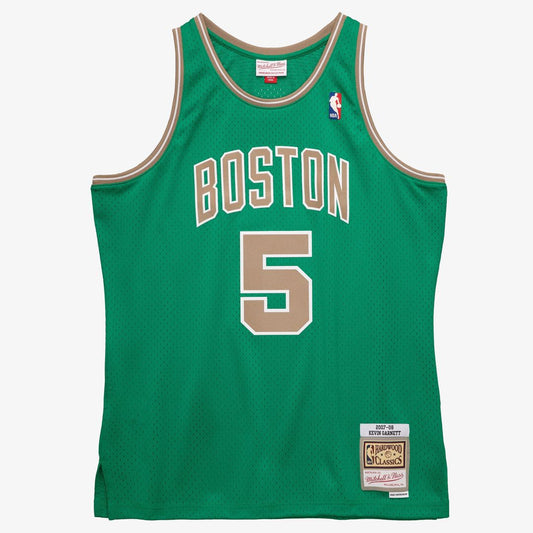 Boston Celtics Kevin Garnett Mitchell & Ness 2007 - 08 Hardwood Classics Swingman Jersey - Kelly Green Team Jersey Sports Fan Apparel