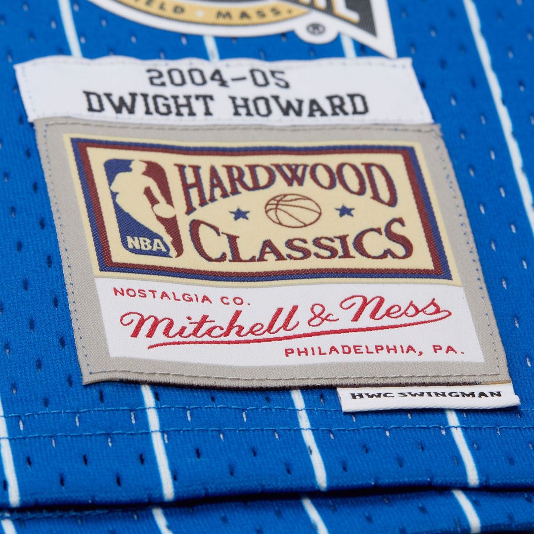Orlando Magic Dwight Howard 2004/05 Hardwood Classics Hall of Fame Swingman Jersey - Blue Team Jersey Sports Fan Apparel