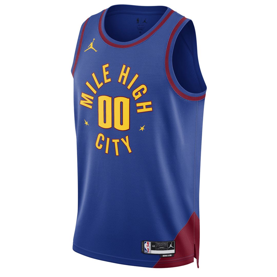 Denver Nuggets Jordan Brand Unisex 2022/23 Swingman Custom Jersey - Statement Edition - Blue Team Jersey Sports Fan Apparel