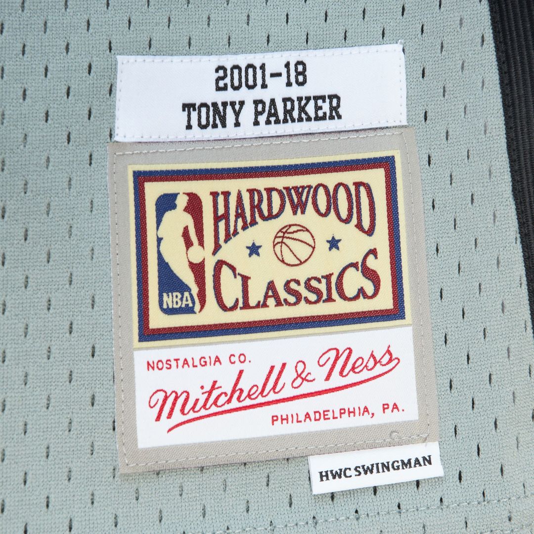 San Antonio Spurs Tony Parker Mitchell & Ness Unisex Hall of Fame Class of 2023 Throwback Swingman Jersey - Gray Team Jersey Sports Fan Apparel