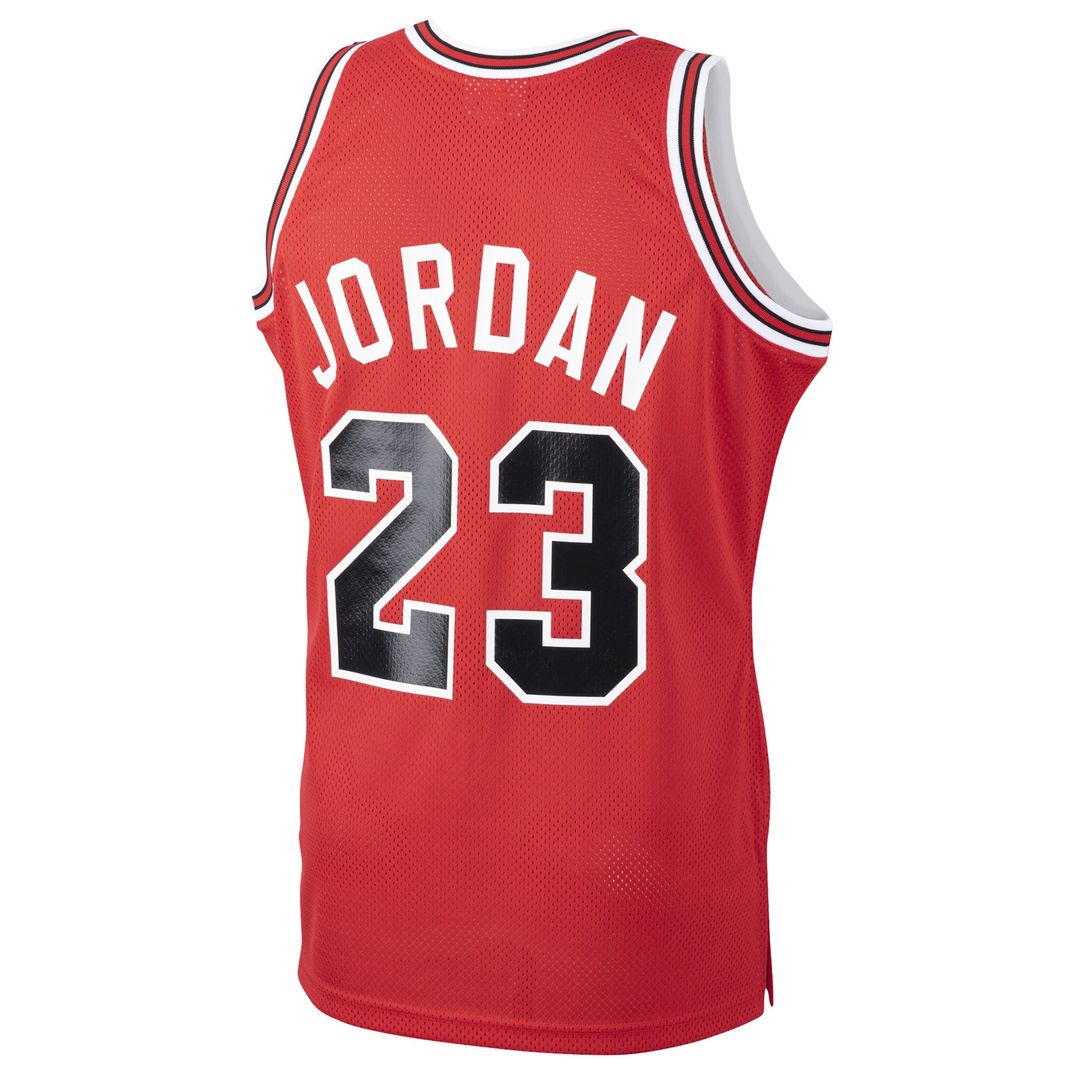 Chicago Bulls Michael Jordan Mitchell & Ness 1984/85 Hardwood Classics Rookie Authentic Jersey - Red Team Jersey Sports Fan Apparel